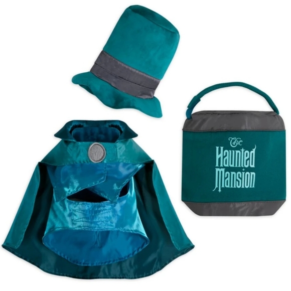 Disney Tails The Haunted Mansion Hatbox Ghost Pet Costume - Picture 1 of 8
